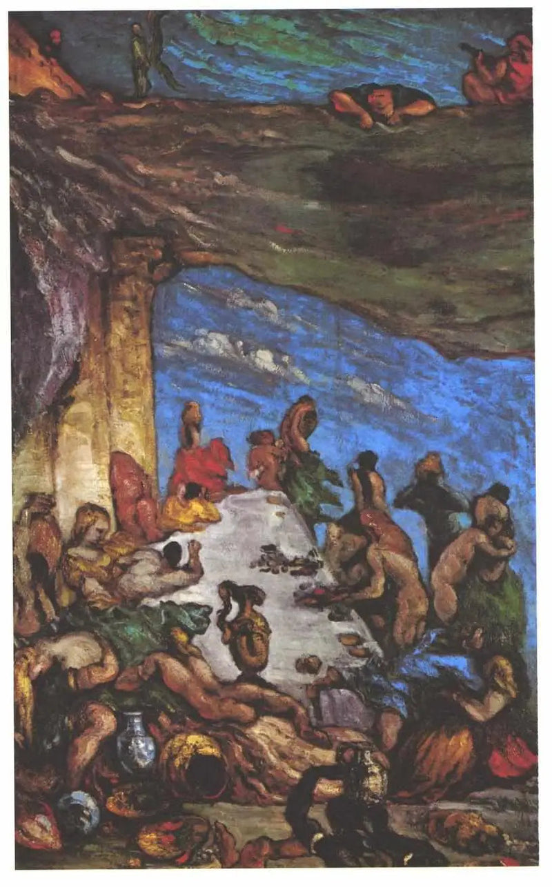 המשתה – הזימה; הסעודה של נבוכדנצר - פול סזאן