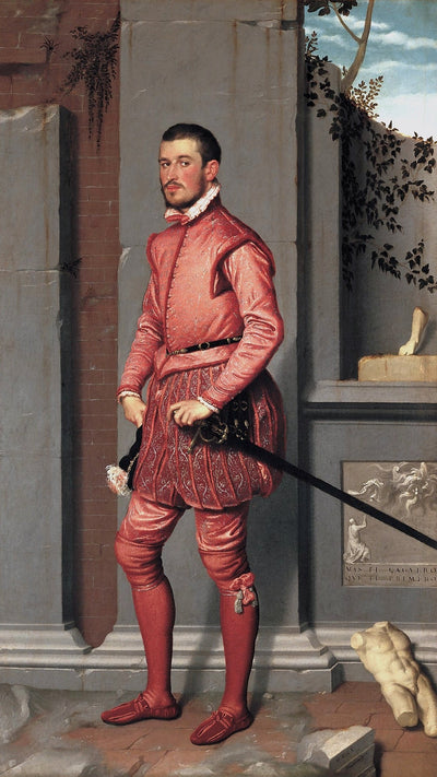 Le Gentilhomme en rose - Giovanni Battista Moroni - Alpha Reproduction