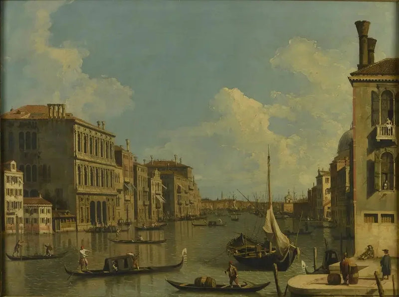 התעלה הגדולה, נראית מזרחה מ-S. Vio - Canaletto