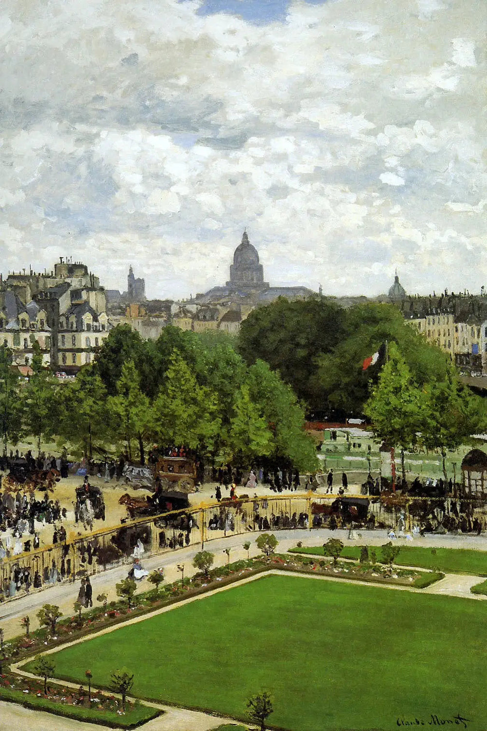 Le Jardin de l'Infante - Claude Monet image 1 copie peinte à la main à l’huile