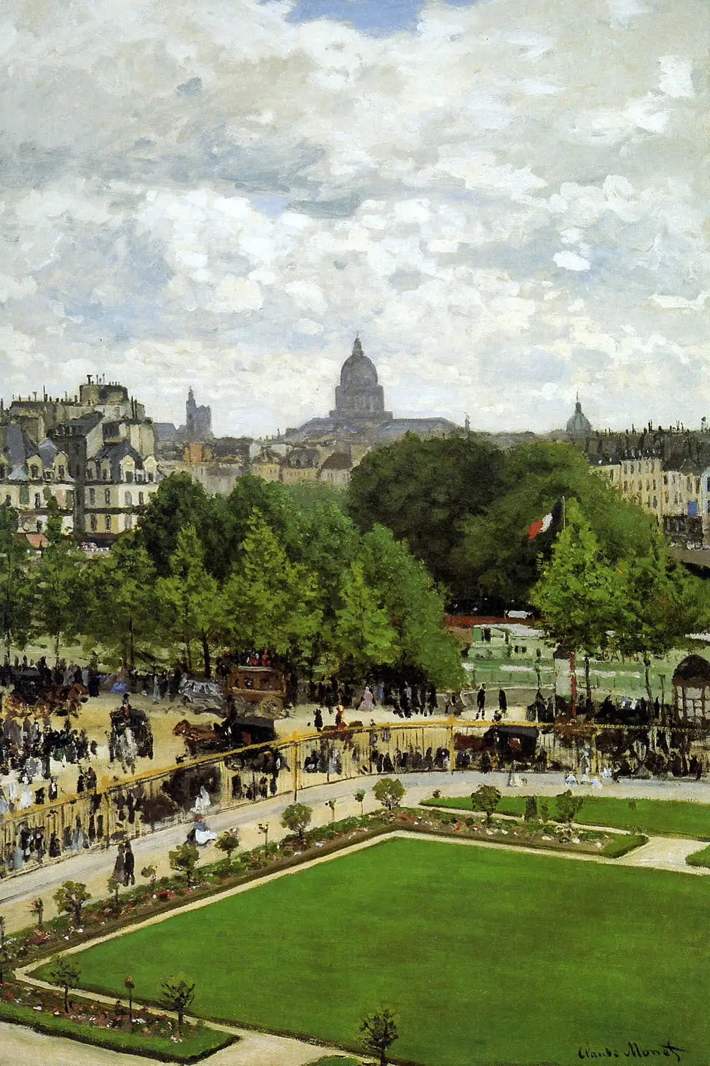Reproduction du tableau « Le Jardin de l'Infante - Claude Monet » par Alpha Reproduction en peinture à l’huile