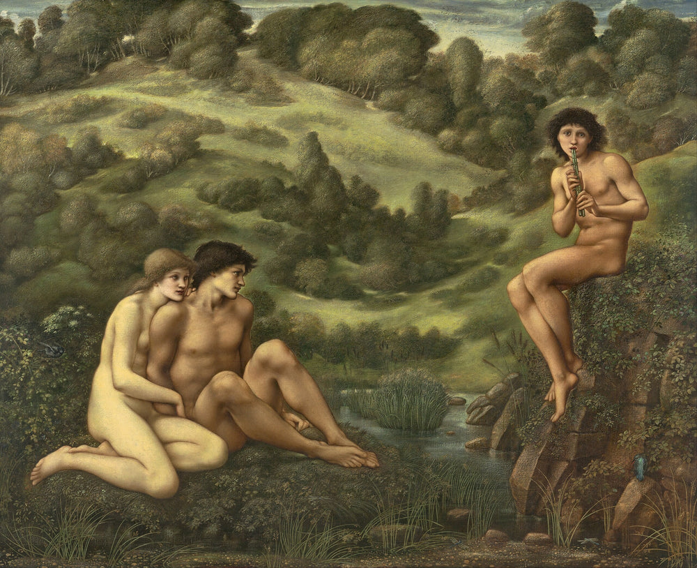 Le Jardin de Pan - Edward Burne-Jones image 1 reproduction artisanale de tableau