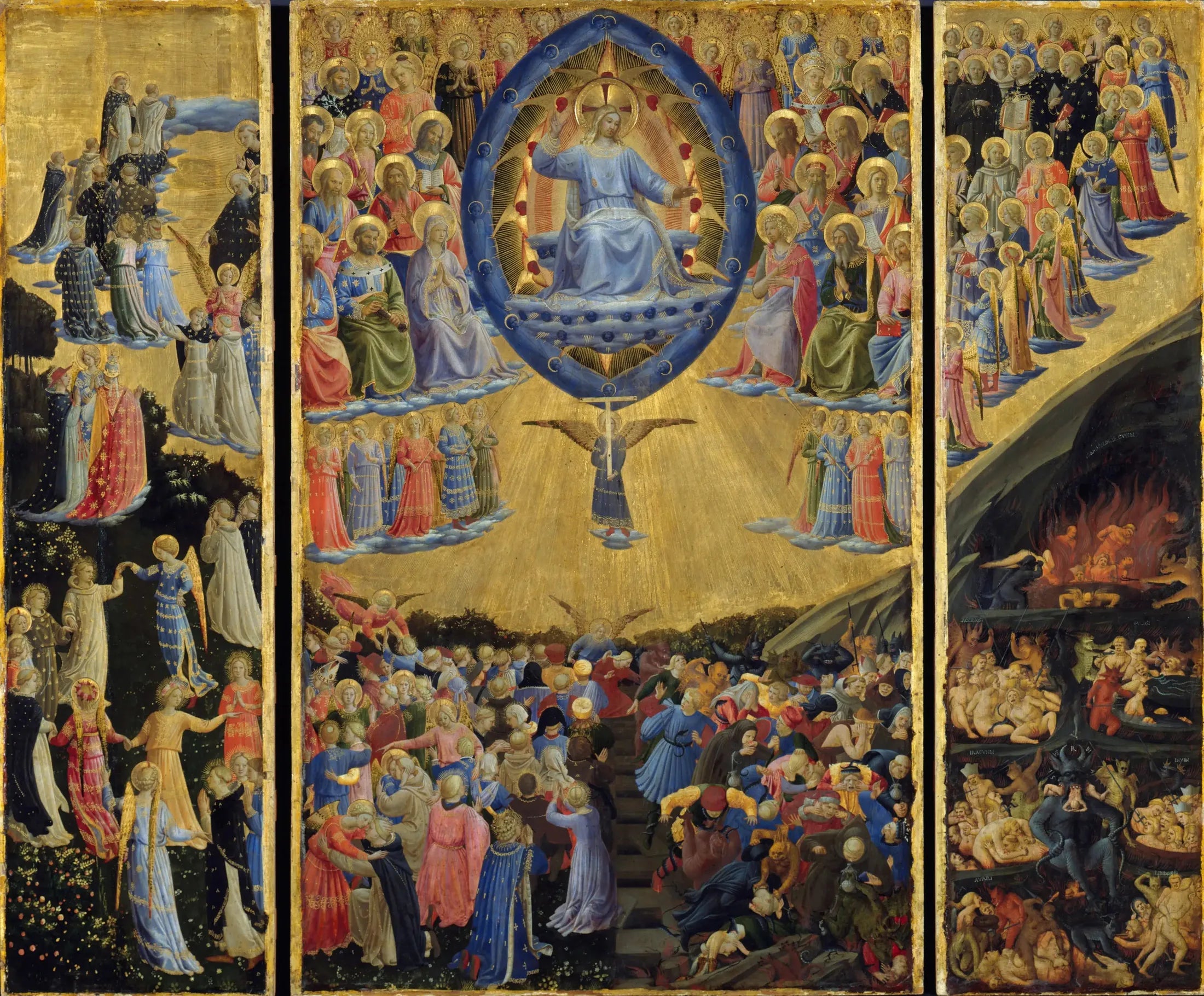 Le Jugement dernier - Fra Angelico image 1 reproduction artisanale de tableau