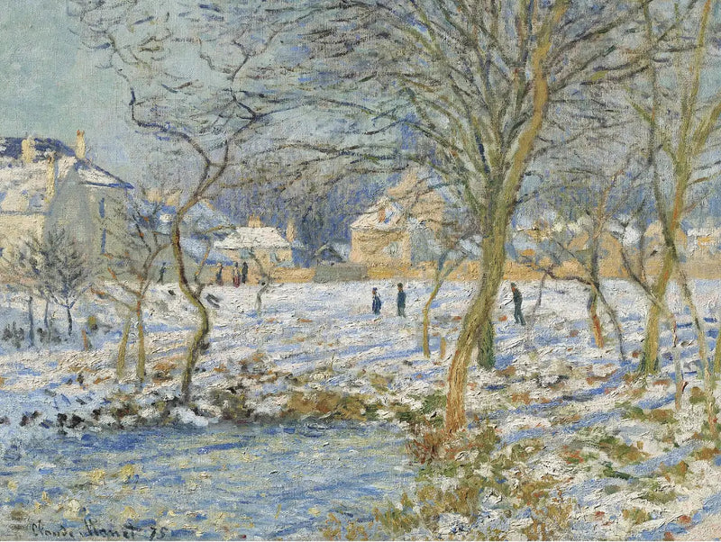 האגם, אפקט השלג - Claude Monet