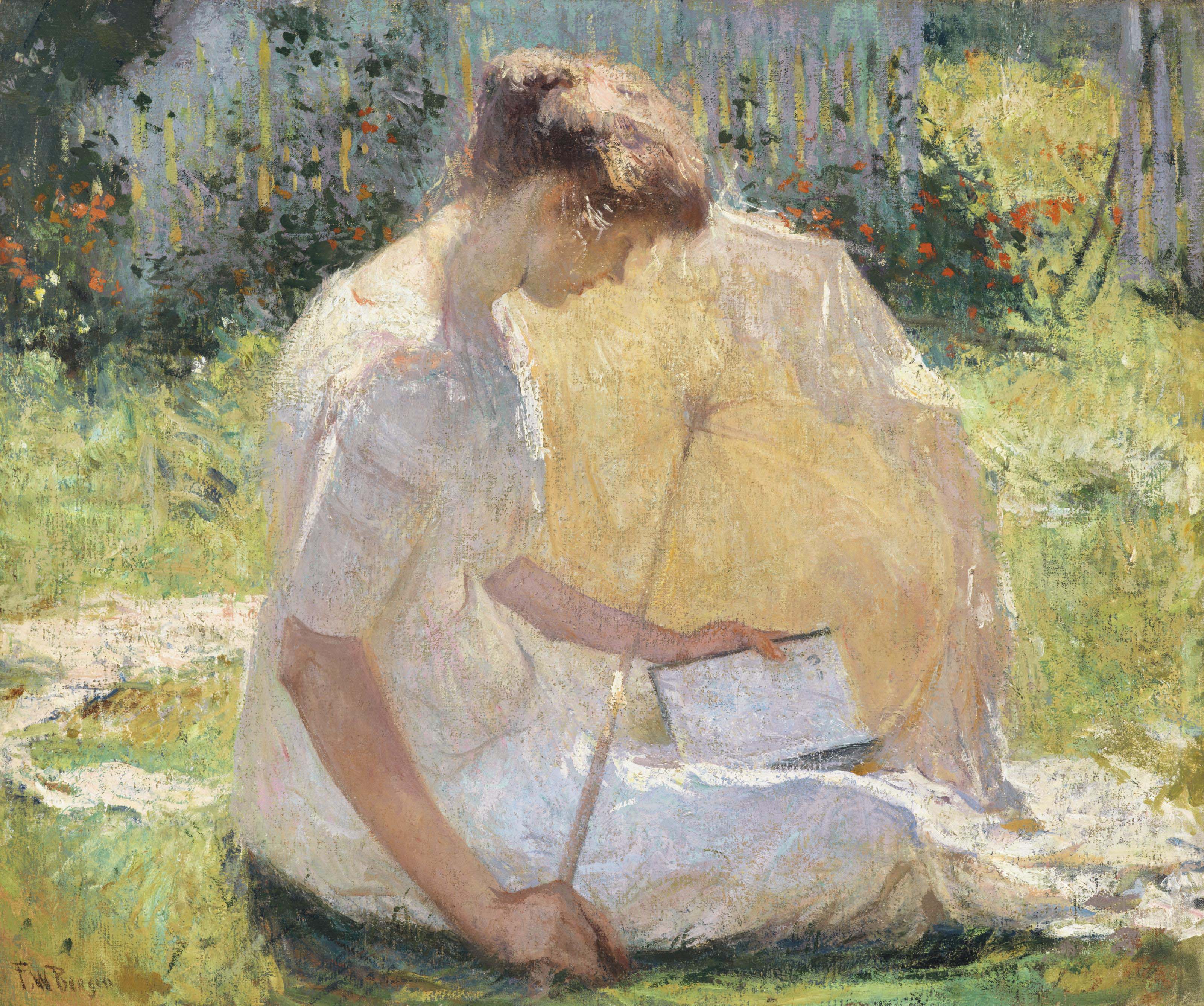 Le lecteur - Frank Weston Benson - Alpha Reproduction