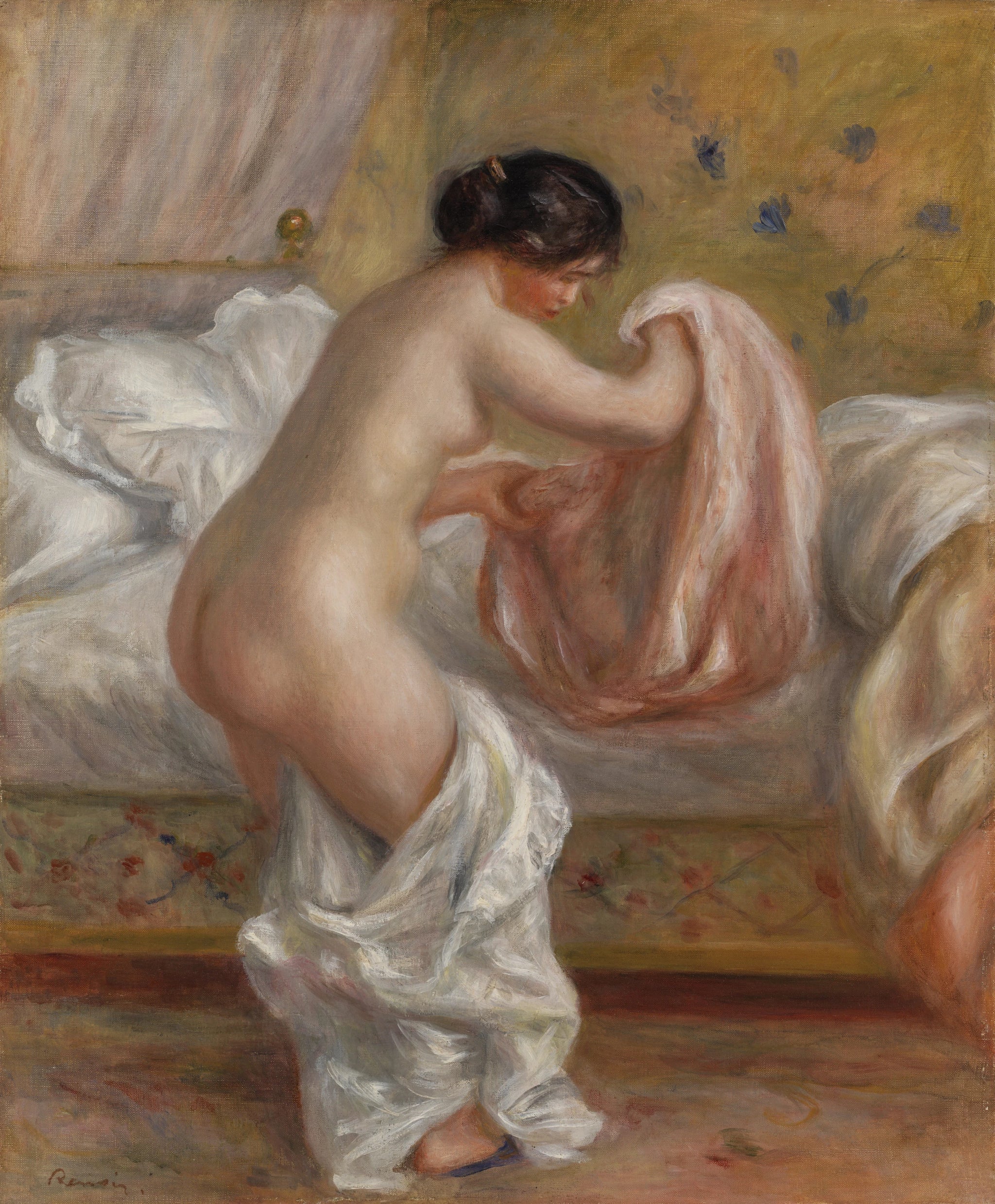 Le Lever, Renoir vers 1909 – reproduction peinture à l’huile sur toile