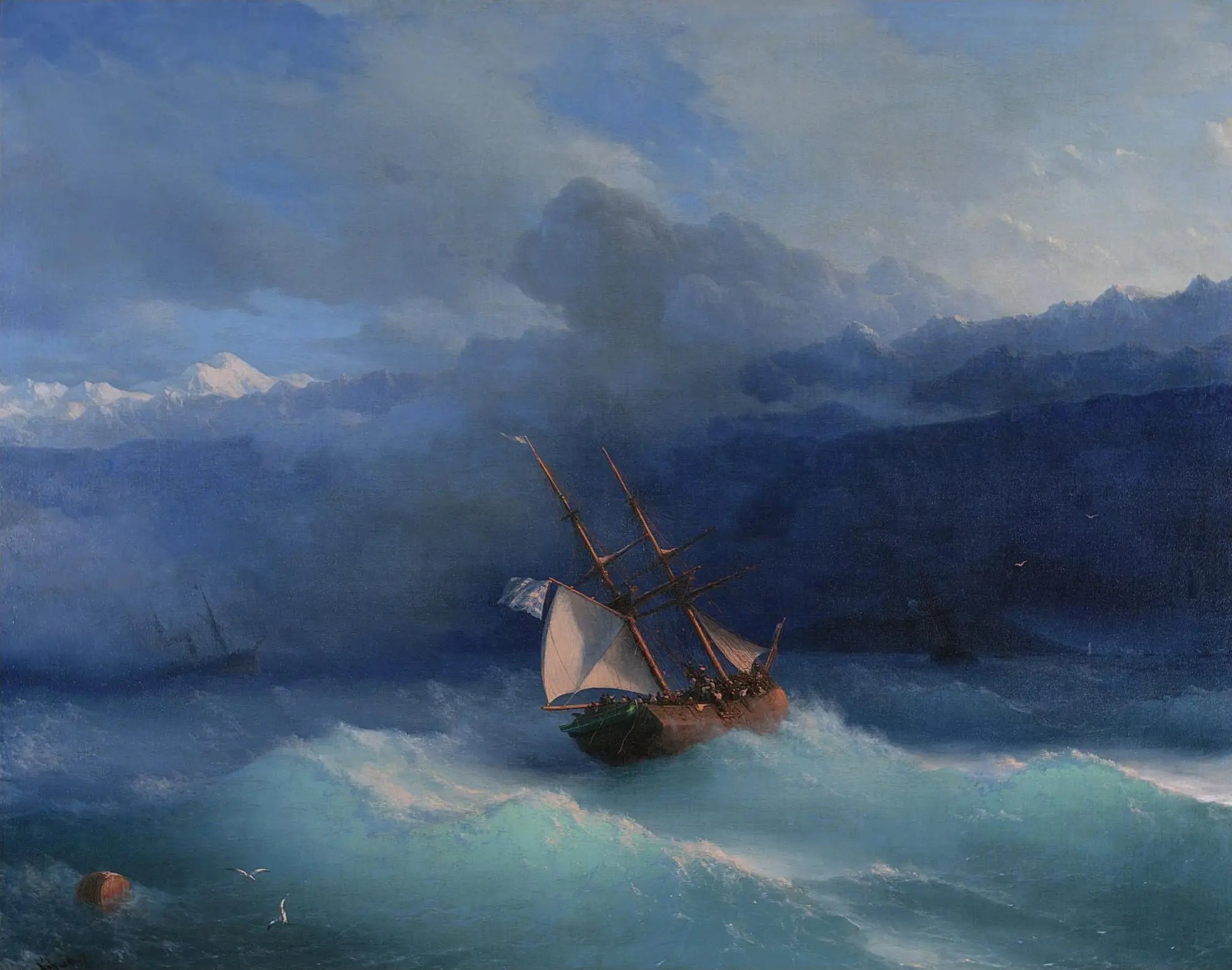 Le long de la côte - Ivan Aïvazovski - Alpha Reproduction