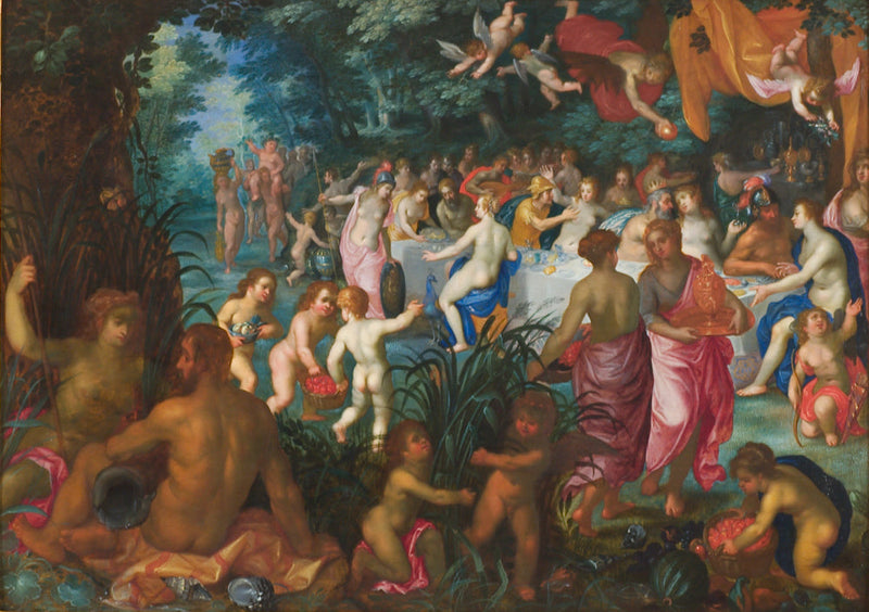 Le mariage de Pélée et Thétis - Jan Brueghel l'Ancien