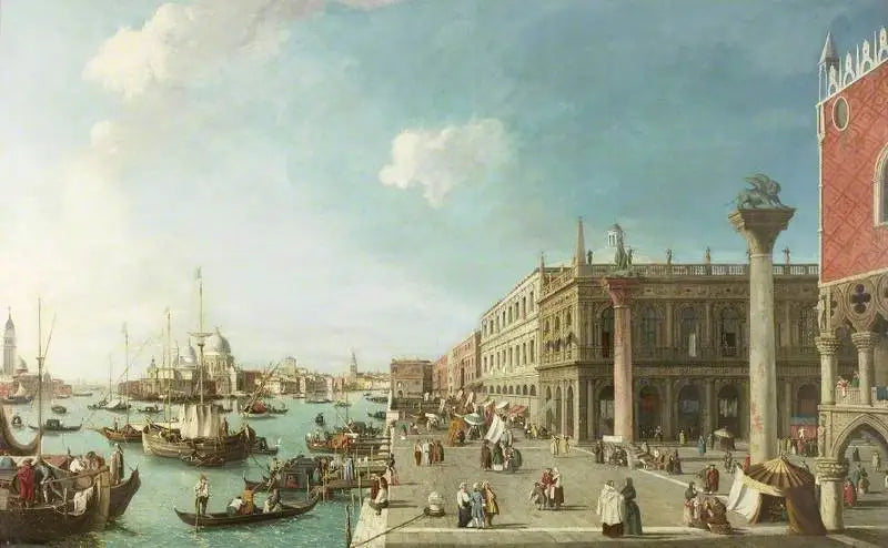 Le Molo Venise vue vers l’ouest - Canaletto - Alpha Reproduction