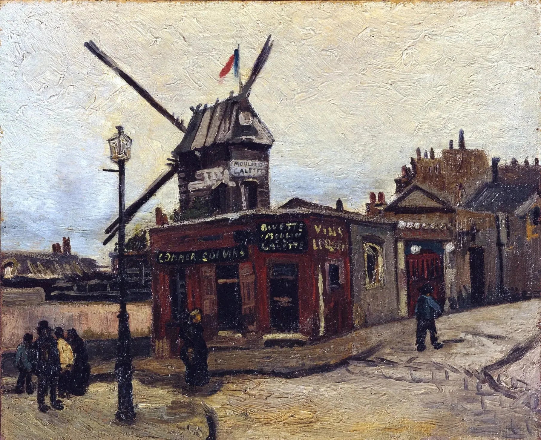 Le Moulin de la Galette - Vincent van Gogh image 1 copie peinte à la main à l’huile