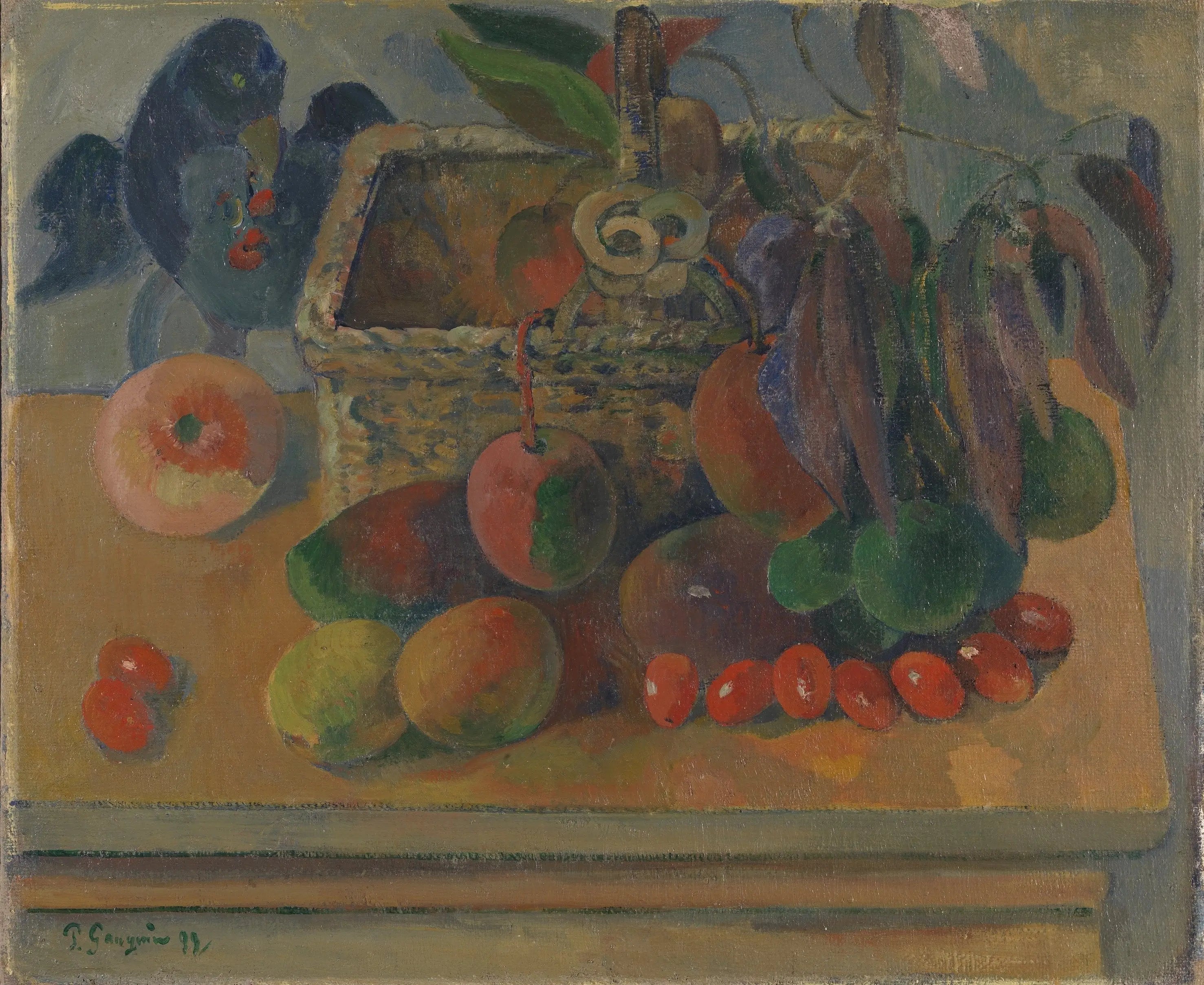 Le Panier carré - Paul Gauguin image 1 copie peinte à la main à l’huile