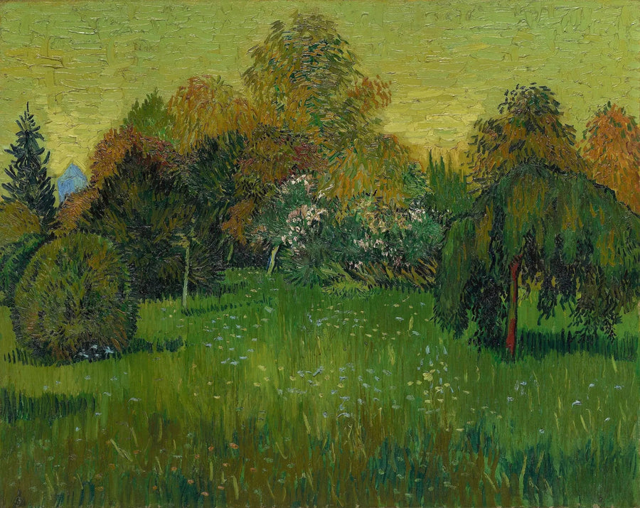 המשורר בגינה - Vincent van Gogh