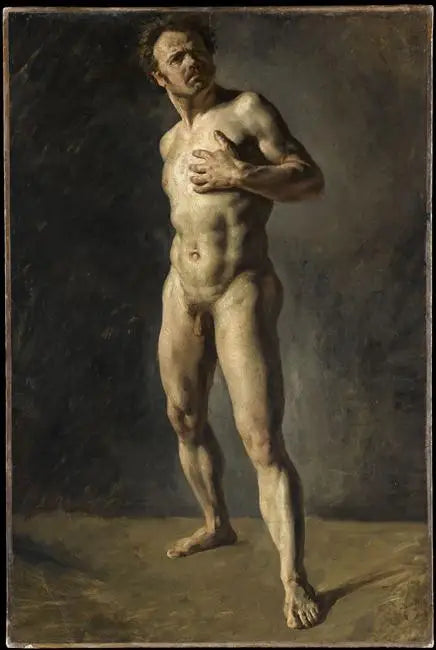 Reproduction du tableau « Le Polonais - Eugène Delacroix » par Alpha Reproduction en peinture à l’huile