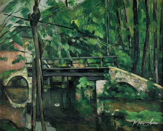 Le pont à Maincy - Paul Cézanne - Reproductions de tableaux et peintures haut de gamme