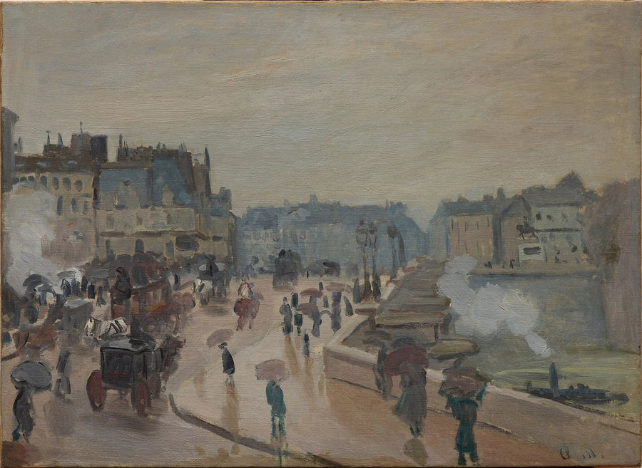 Le Pont Neuf - Claude Monet image 1 reproduction d’œuvre d’art à l’huile
