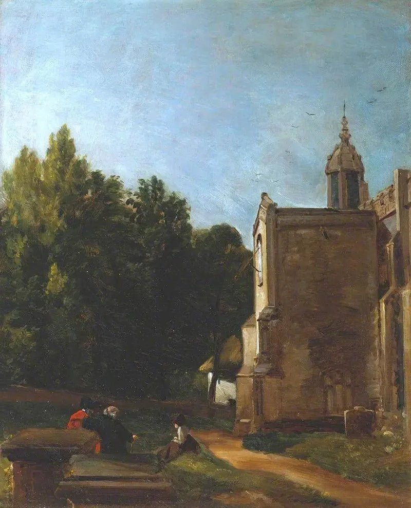 סורג הכנסייה, East Bergholt - ג'ון קונסטבל