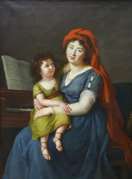Le portrait de la princesse Ekaterina Nikolaevna Menchikova - Élisabeth Vigée Le Brun image 1 reproduction réalisée par Alpha Reproduction