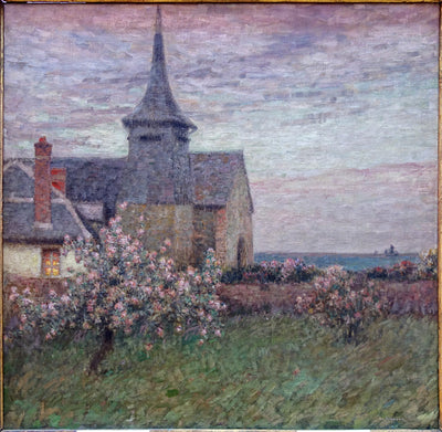 Le presbytère et l’église de Gerberoy - Henri Le Sidaner - Alpha Reproduction