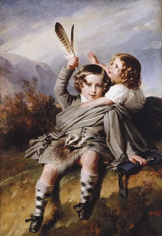 Le prince Alfred et la princesse Helena - Franz Xaver Winterhalter - Alpha Reproduction
