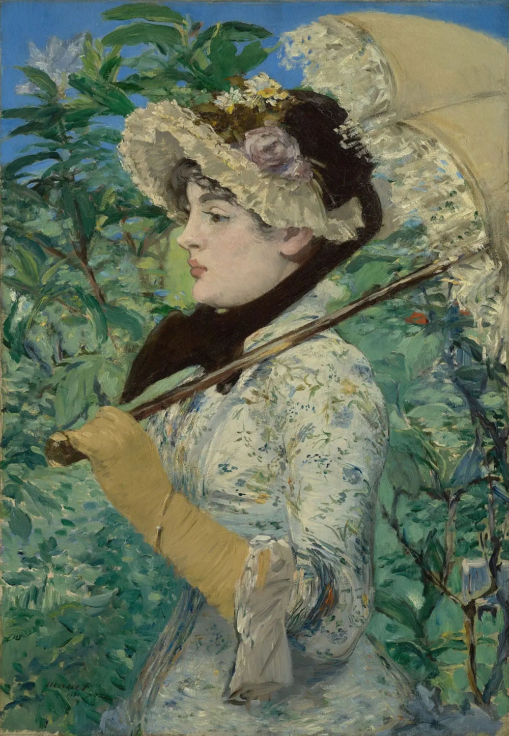 Le Printemps - Édouard Manet image 1 reproduction de peinture à l’huile