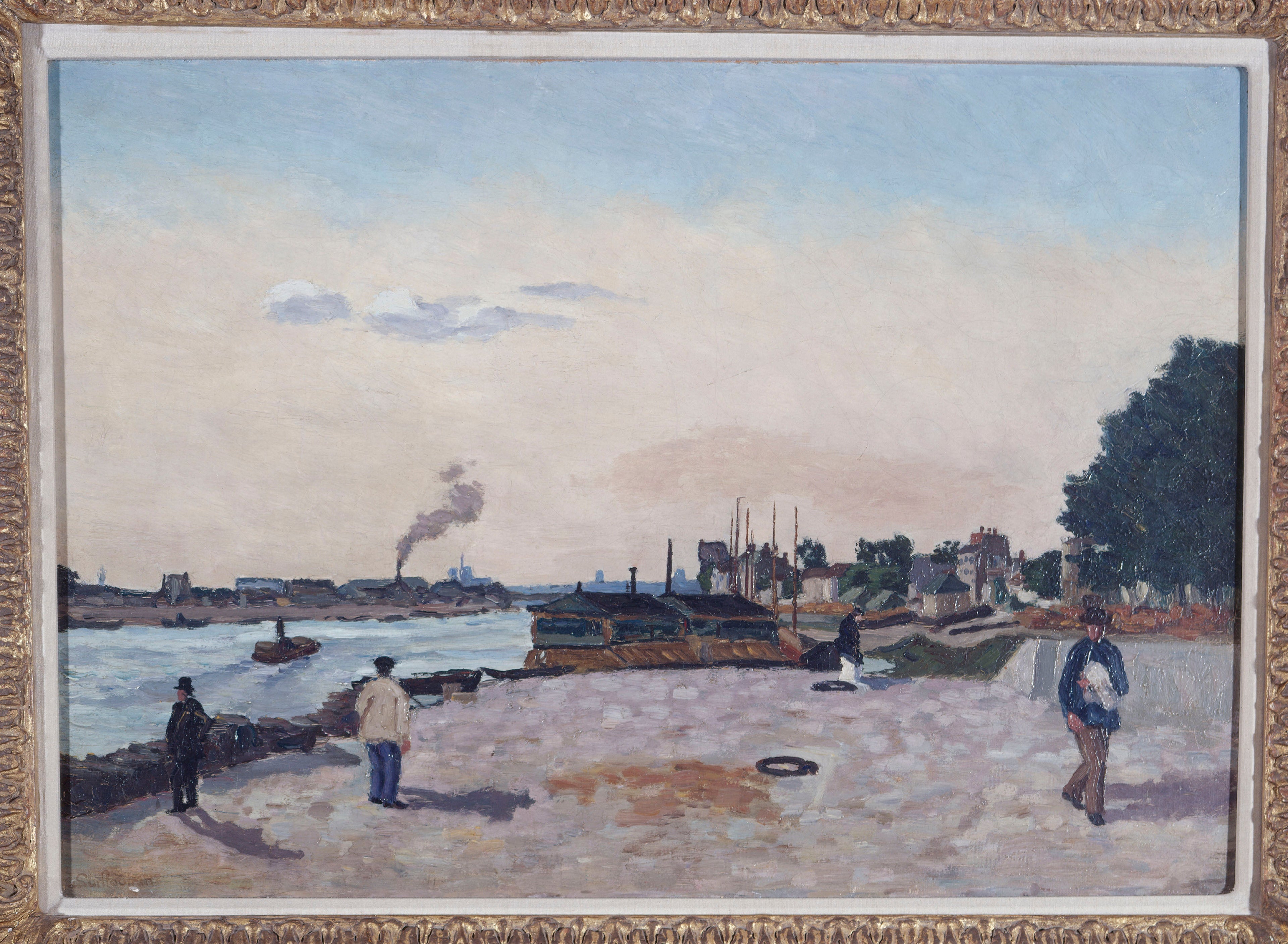 Le quai de Bercy vers 1874 - Armand Guillaumin - Alpha Reproduction