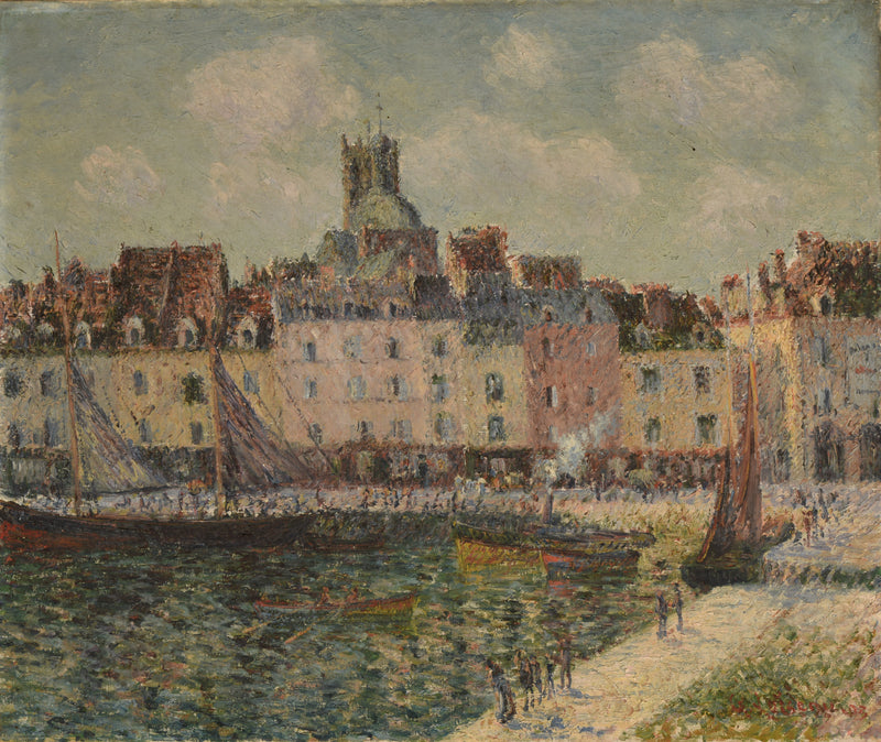 Quai Duquesne ב-Dieppe - Gustave Loiseau