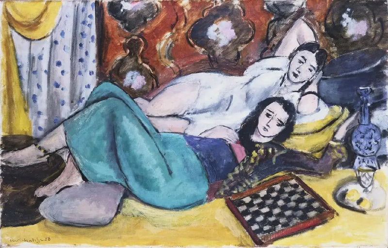 מנוחת הדוגמנים - אנרי מאטיס