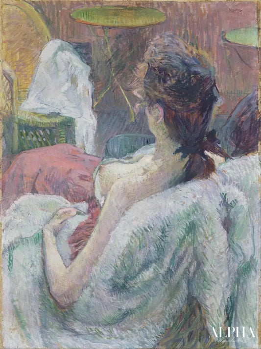 Le repos du modèle - Toulouse Lautrec - Reproductions de tableaux et peintures haut de gamme