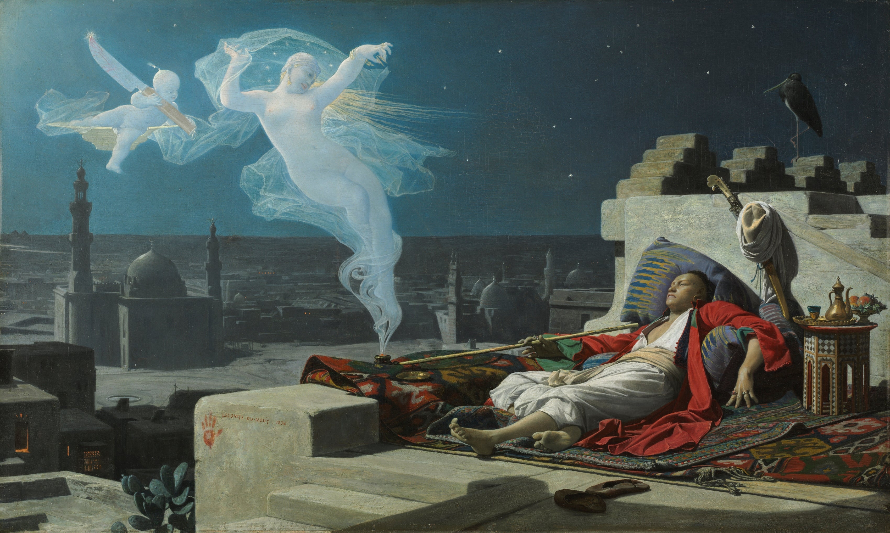 Le rêve d'un eunuque - Jean-Jules-Antoine Lecomte du Nouÿ image 1 copie peinte à la main à l’huile