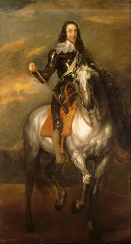 המלך צ'ארلز הראשון (1600-1649) על סוס - אנטואן ואן דייק
