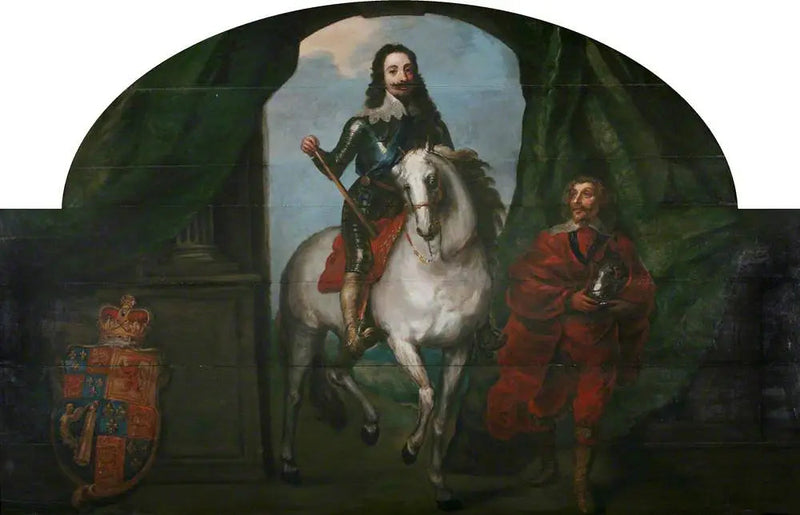 המלך צ'ארלס הראשון (1600-1649) ורוכבו מר דה סן אנטואן, אביר אפרגנו - אנטואן ואן דייק