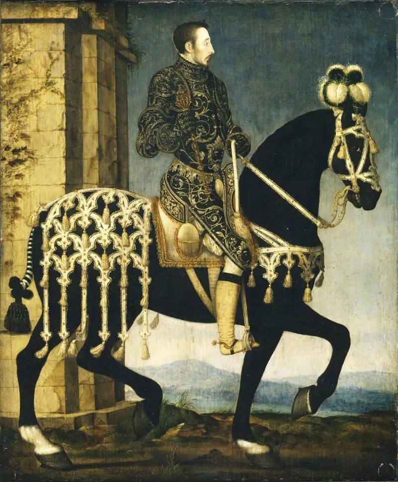המלך הנרי השני, מלך צרפת (1519-1559) על סוס - פרנסואה קלואט