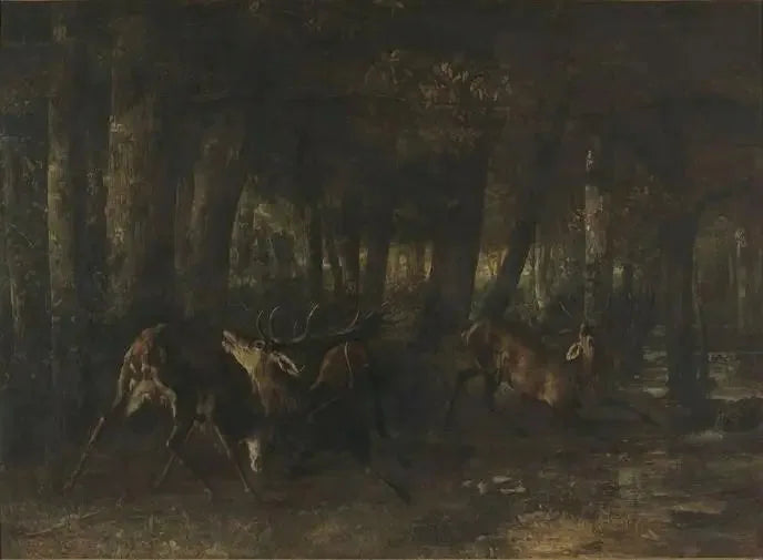 רוט האביב. קרב איילים - גוסטב קורבה