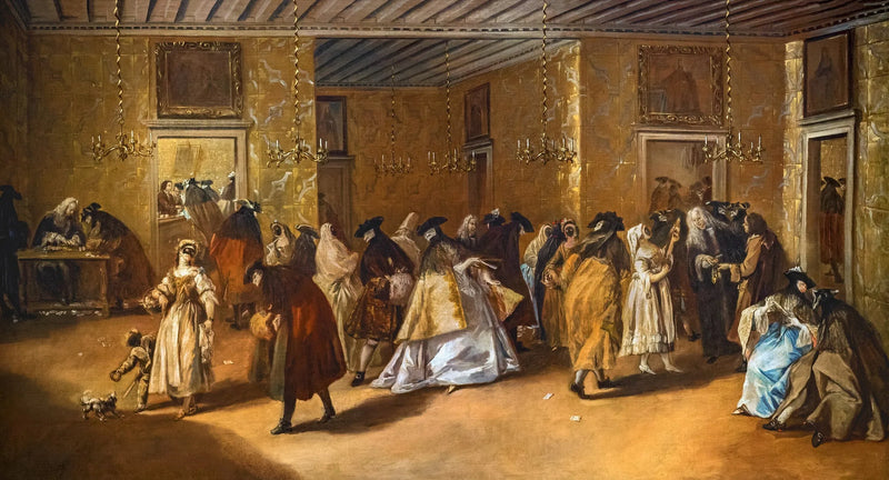 אולם הלקוחות הפרטי (קזינו) של ארמון דנדולו של סן מואזֶה - פרנצ'סקו גארדי