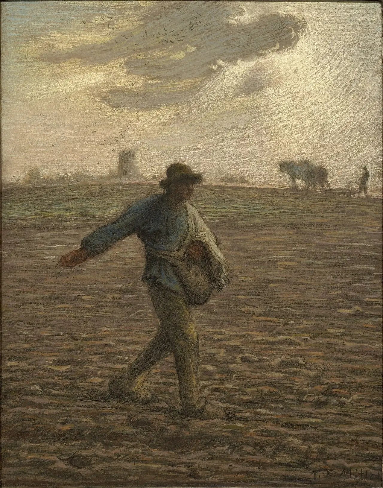Le Semeur - Jean-François Millet - Alpha Reproduction