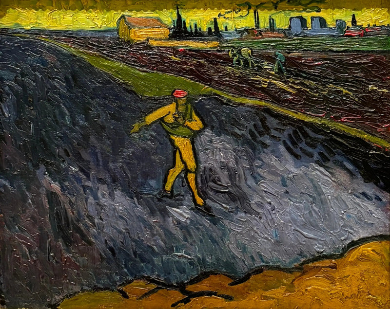 הזרע: הסביבה של ארל ברקע - וינסנט ואן גוך