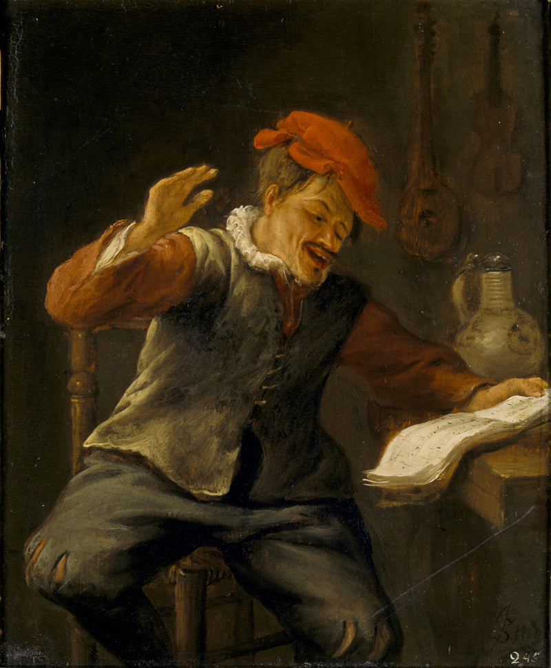 Le sens de l'ouïe - Jan Steen
