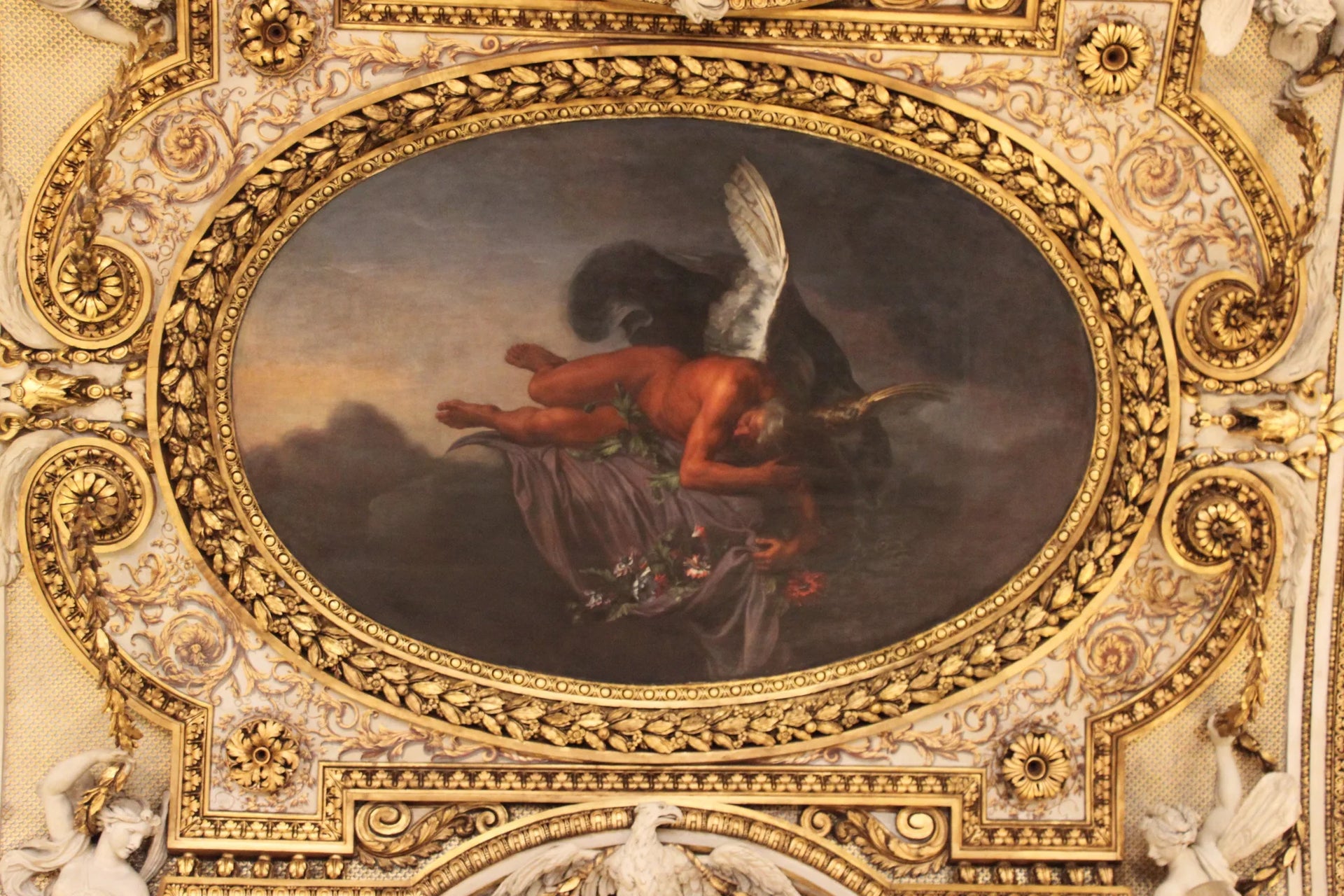 Le Soir - Charles Le Brun image 1 reproduction artisanale de tableau