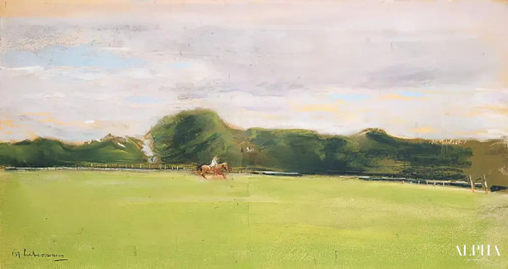 Le terrain de polo de Jenischs Parc, 1902 - Max Liebermann - Reproductions de tableaux et peintures haut de gamme