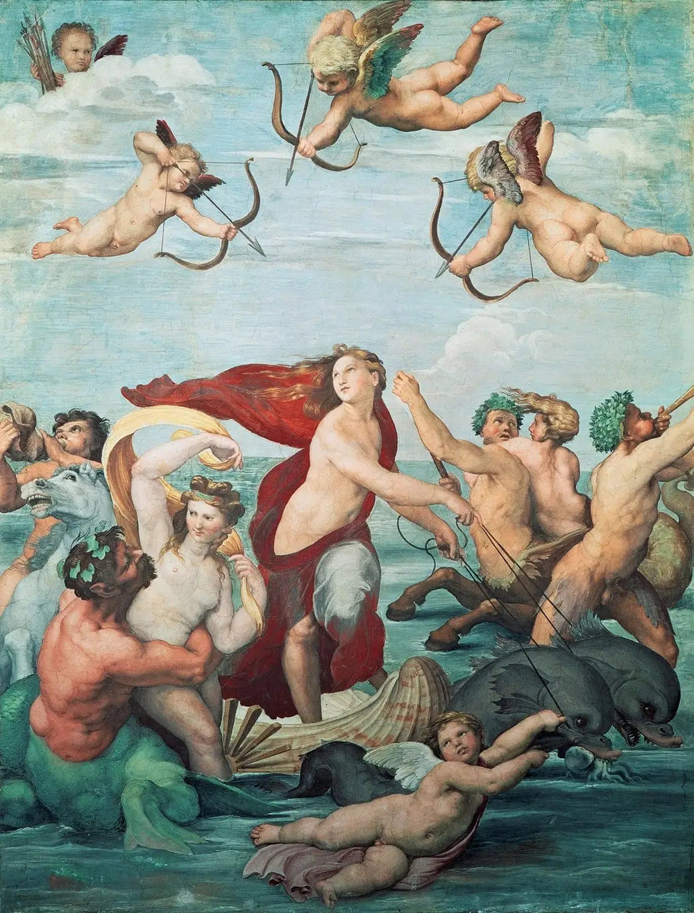 Le Triomphe de Galatée - Raphaël Sanzio image 1 copie de tableau peinte à la main