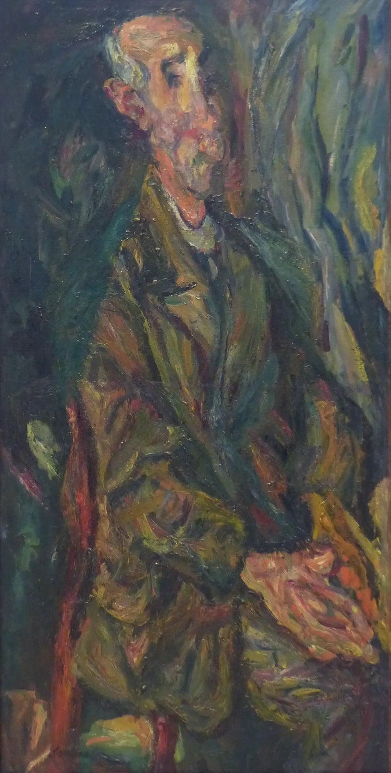הזקן עם הידיים מאוחדות - חיימ סוטין