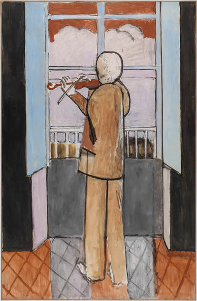 Reproduction du tableau « Le Violoniste à la fenêtre - Henri Matisse » par Alpha Reproduction en peinture à l’huile