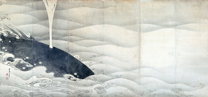 L’Éléphant et la Baleine - Itō Jakuchū