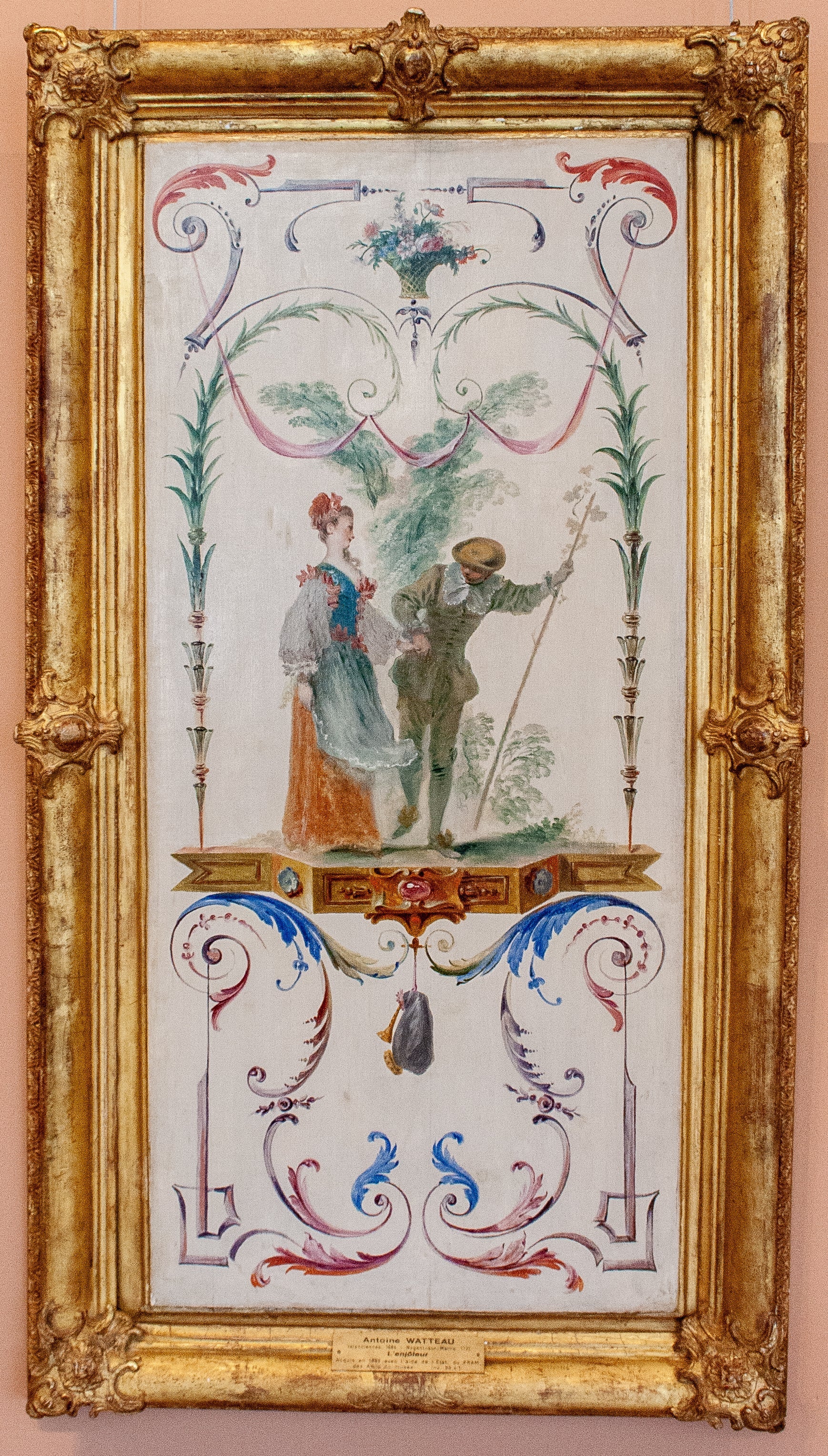 ’L’enjoleur’ - Antoine Watteau - Alpha Reproduction