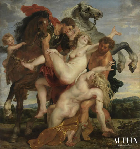 L'Enlèvement des filles de Leucippe - Peter Paul Rubens - Reproductions de tableaux et peintures haut de gamme