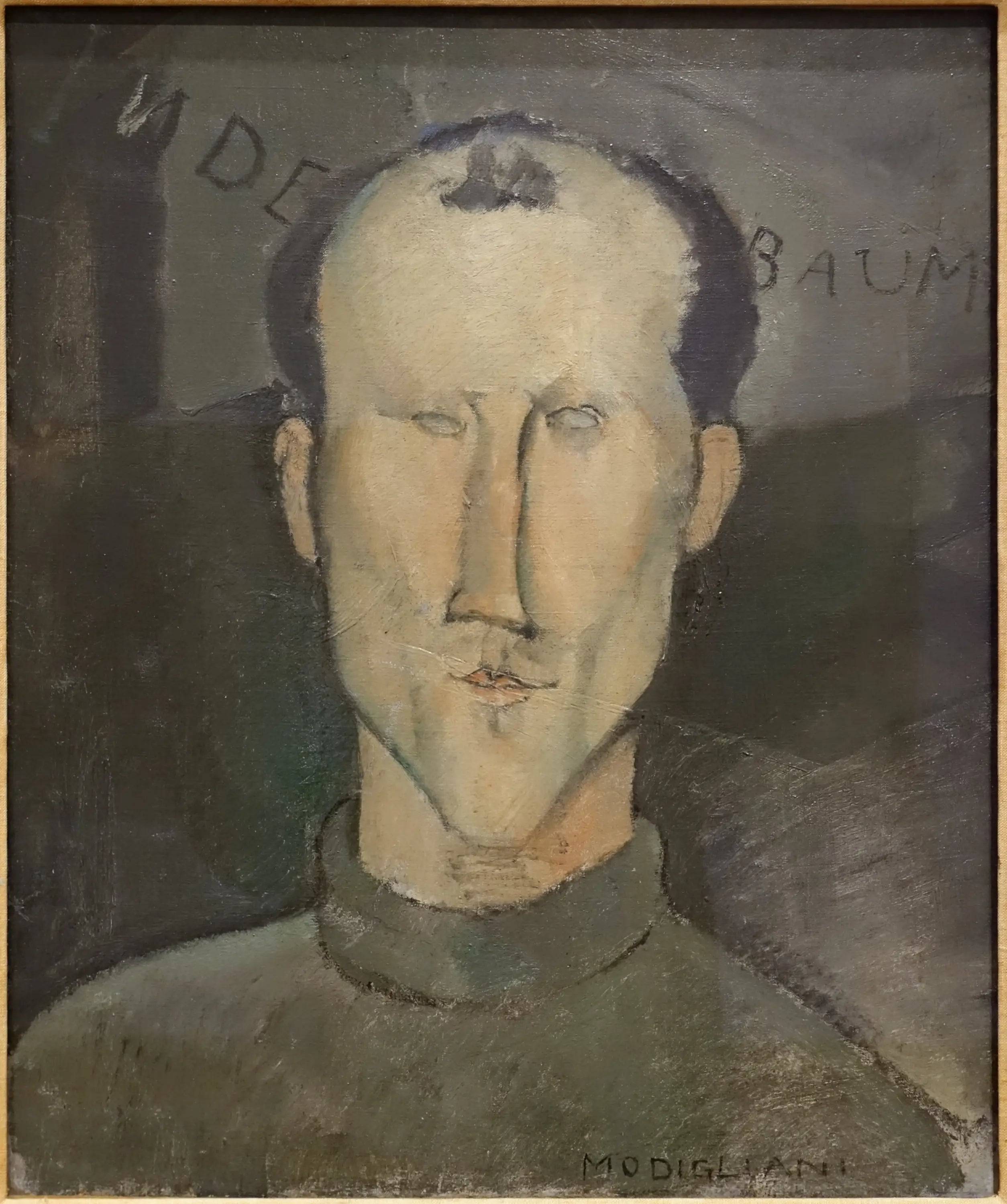 Reproduction du tableau « Léon Indenbaum - Amedeo Modigliani » par Alpha Reproduction en peinture à l’huile