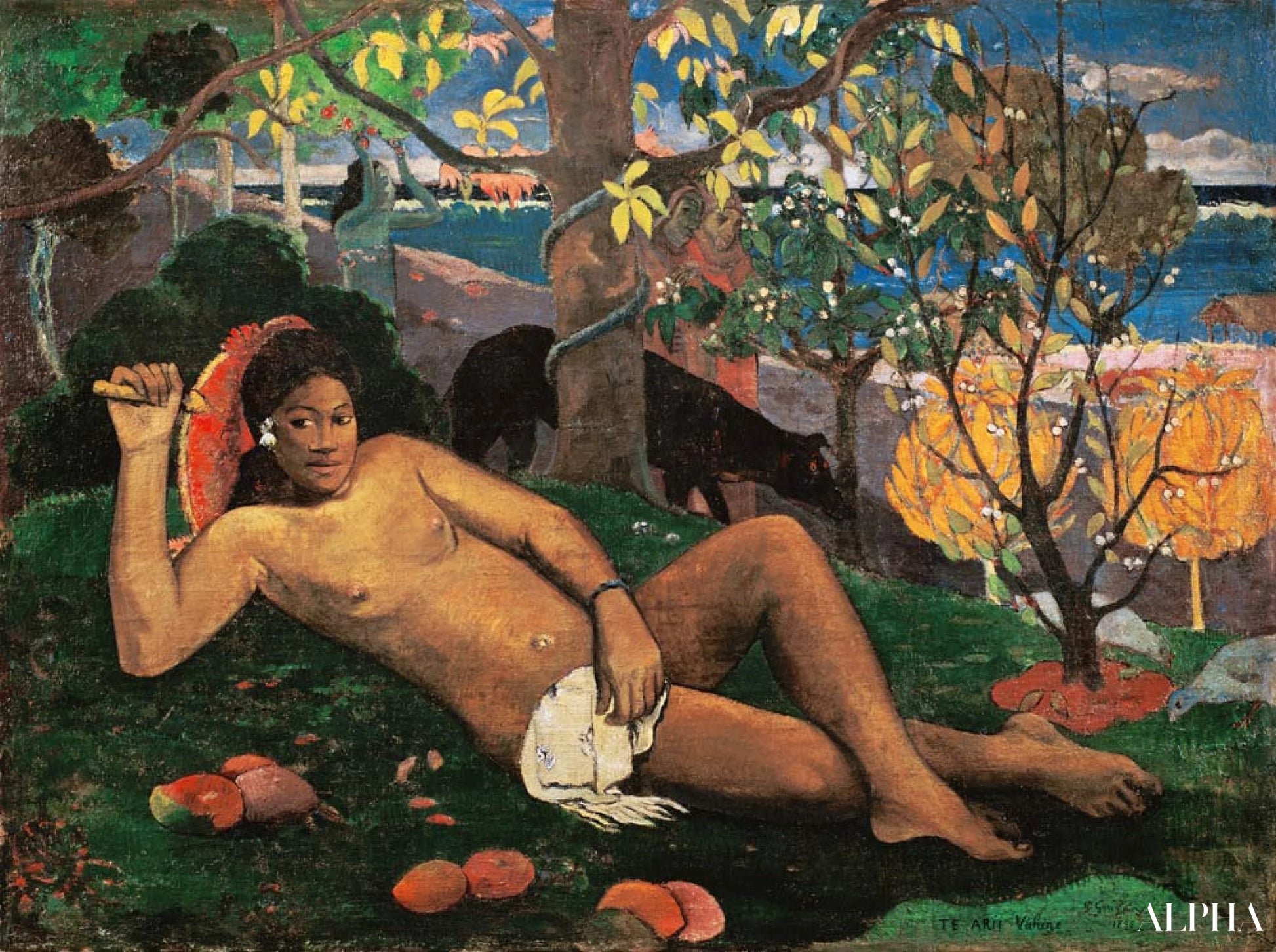 L'épouse du roi - Paul Gauguin - Reproductions de tableaux et peintures haut de gamme