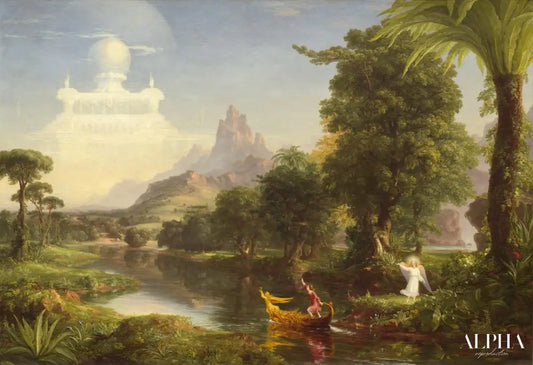 Les âges de la vie : la jeunesse - Thomas Cole - Reproductions de tableaux et peintures haut de gamme