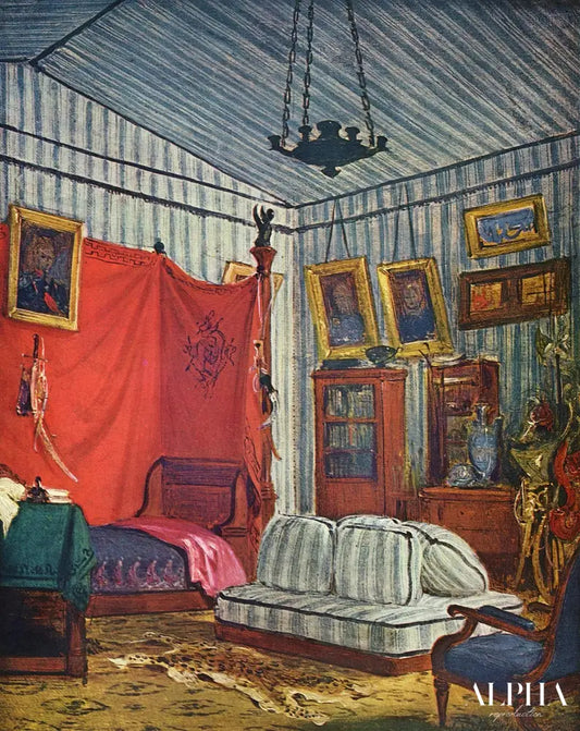 Les appartements du comte de Mornay - Eugène Delacroix - Reproductions de tableaux et peintures haut de gamme