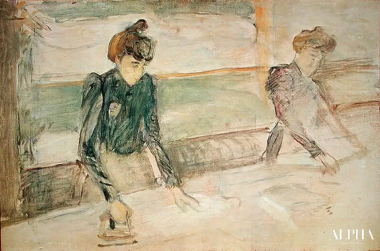 Les blanchisseuses - Toulouse Lautrec - Reproductions de tableaux et peintures haut de gamme